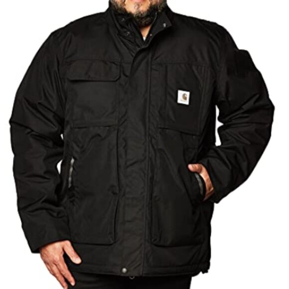 Carhartt 104460 Men's Yukon Extremes Loose Fit Insulated Coat Black  L - Picture 5 of 13